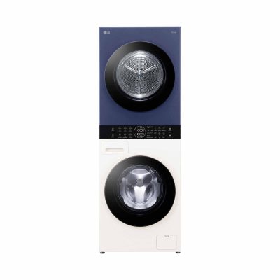 LG Front Load Washer/dryer Tower - Navy/beige (14kg/10kg) WT1410NHEN