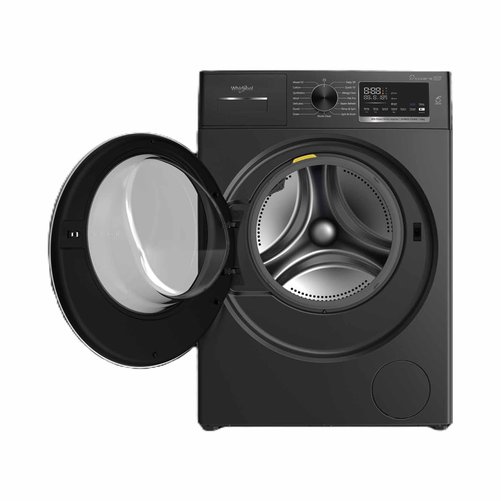 WHIRLPOOL Front Load Washer - Volcane Grey (13kg) FWHD13002GG - Image 7