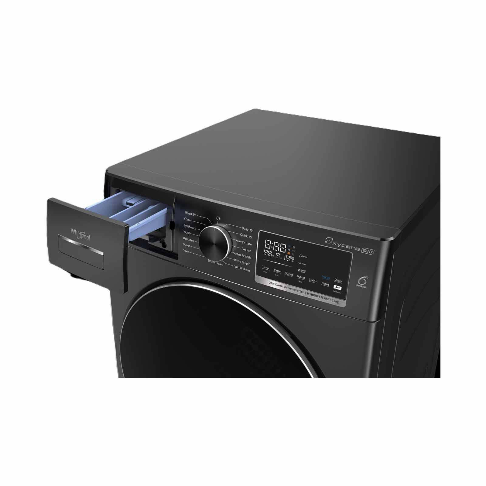 WHIRLPOOL Front Load Washer - Volcane Grey (13kg) FWHD13002GG - Image 2
