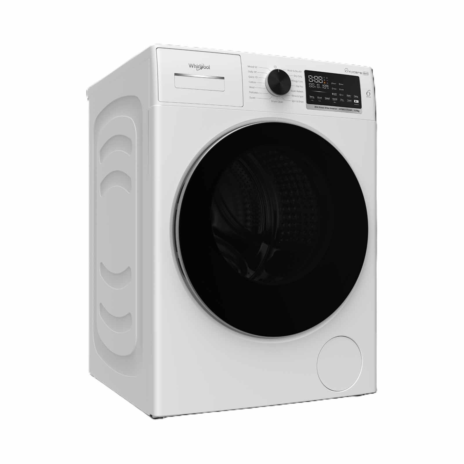 WHIRLPOOL Front Load Washer/dryer Combo - Glacier White (13kg/8kg) WWHD13802GW - Image 2
