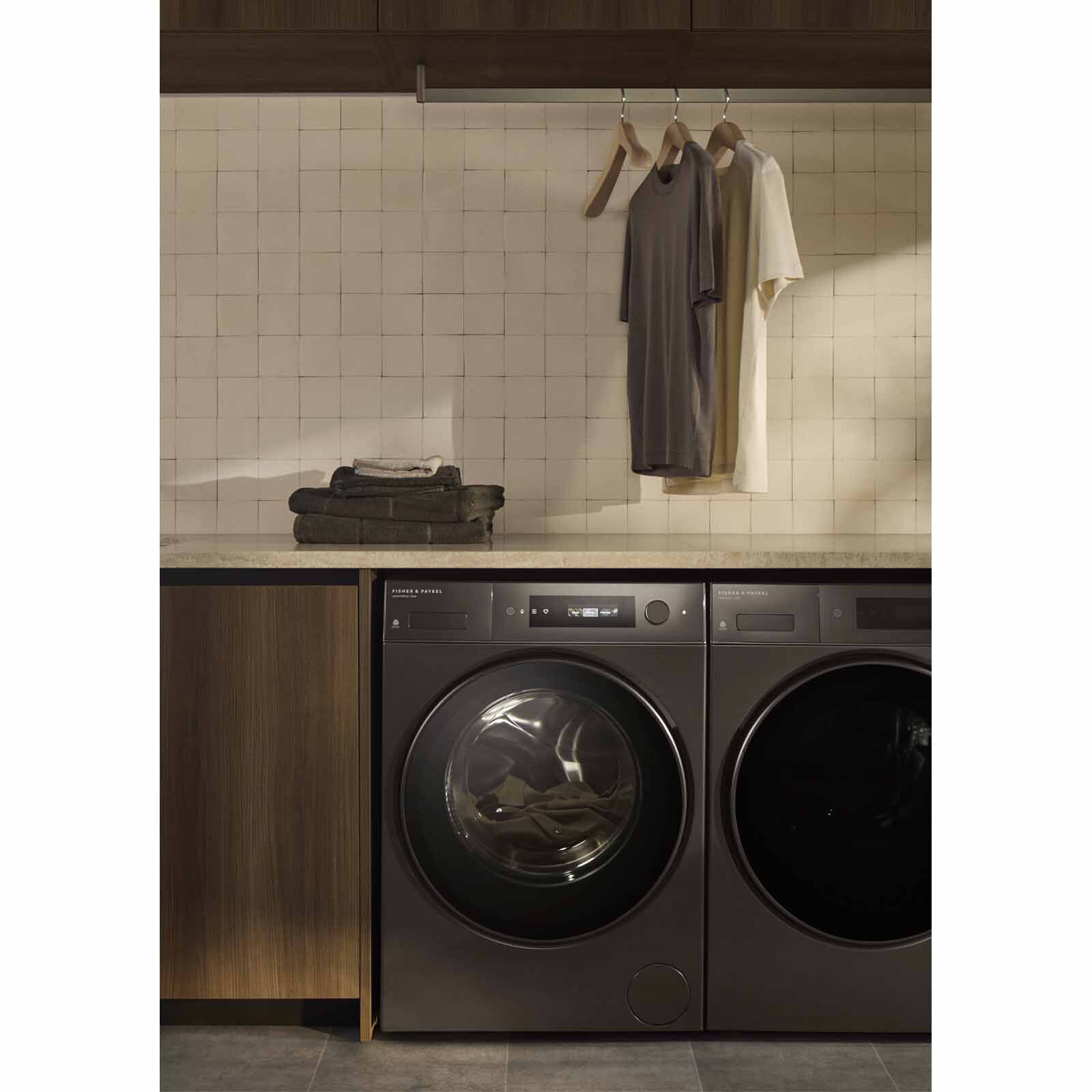 FISHER & P Front Load Washer - Graphite (10kg) WH1060DG5 - Image 3