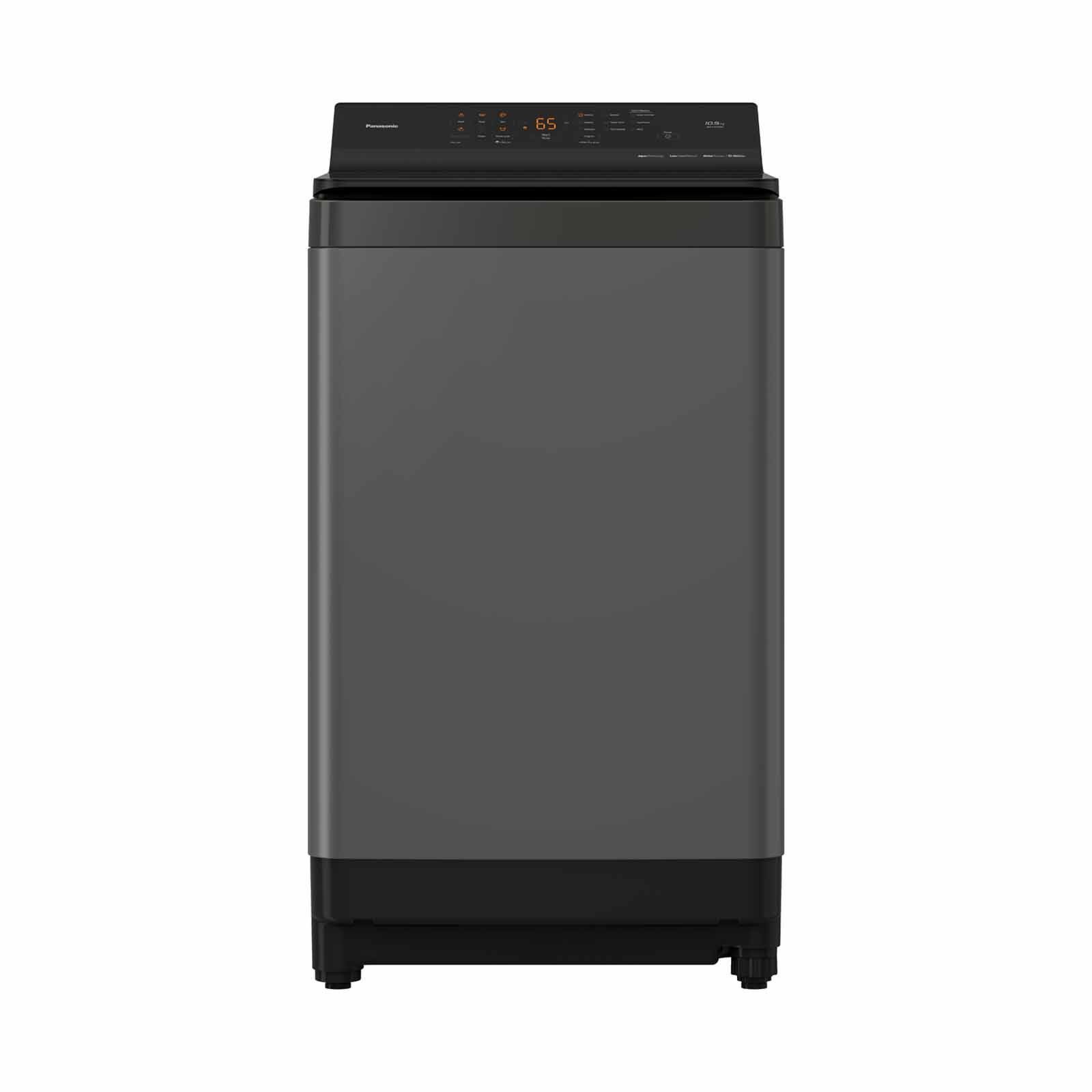 PANASONIC Top Load Washer - Dark Silver (10.5kg) NA-FJ105X1DQ