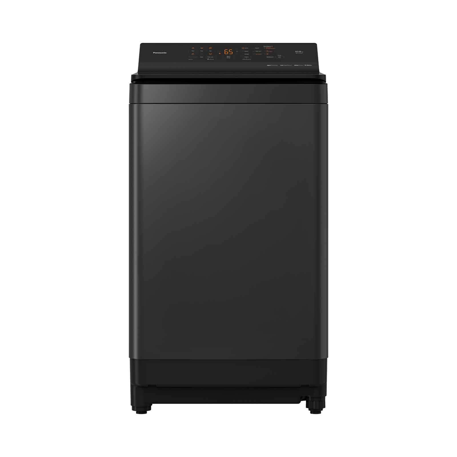 PANASONIC Top Load Washer With Steam - Black (10.5kg) NA-FJ105V1BQ