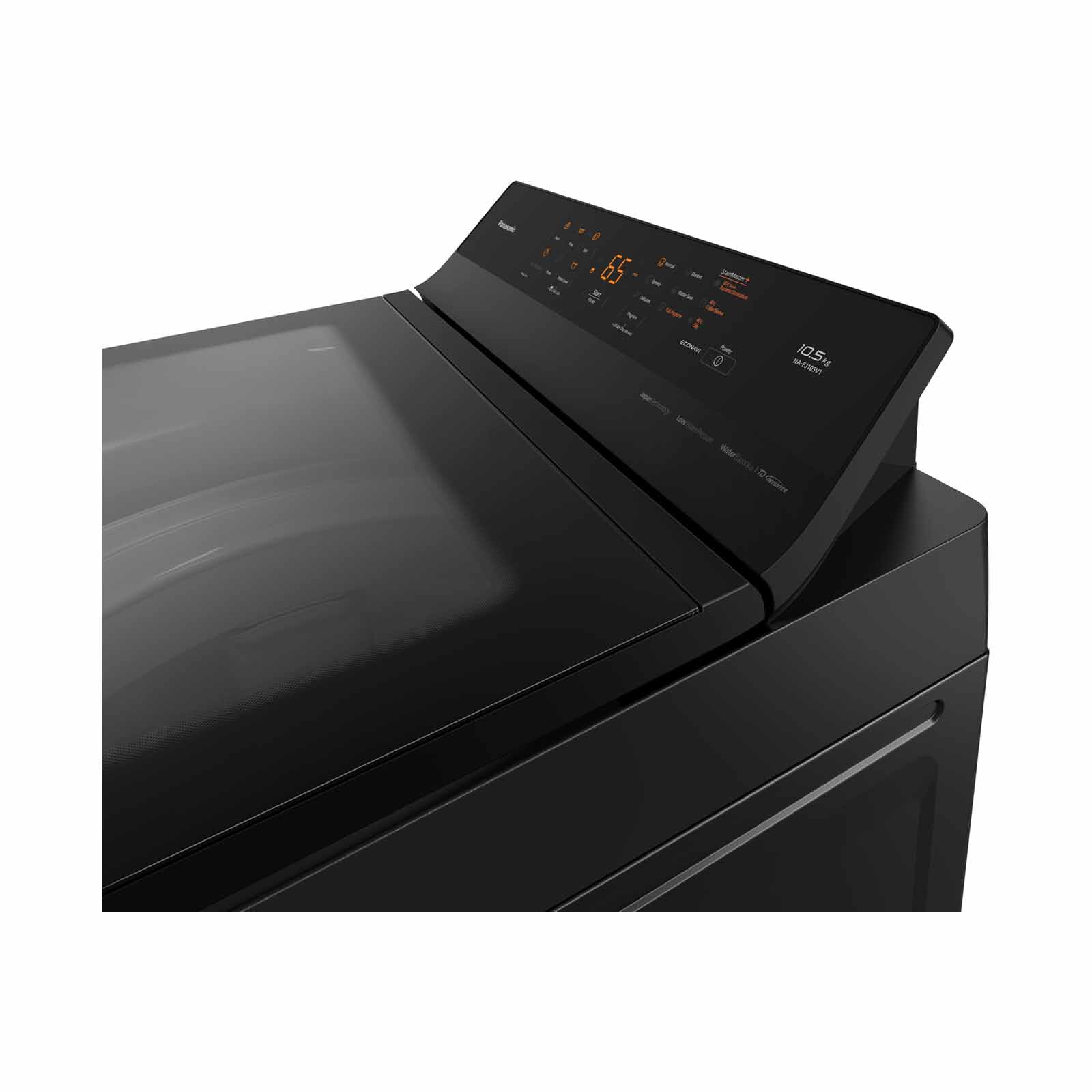 PANASONIC Top Load Washer With Steam - Black (10.5kg) NA-FJ105V1BQ - Image 7