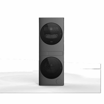 WHIRLPOOL Front Load Washer/dryer Tower - Volcano Grey (13kg/10kg) XWGD131002GG