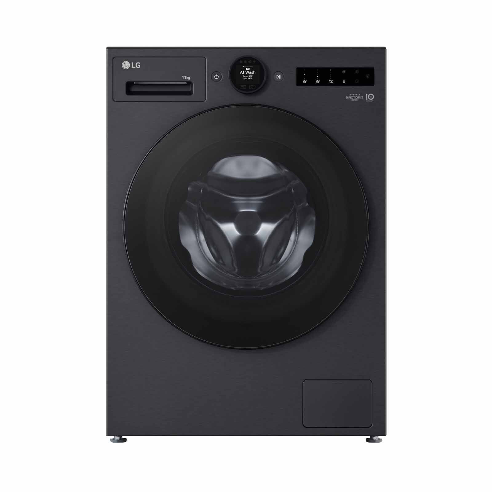 LG Front Load Washer - Matte Black (11kg) FX1411S3KA