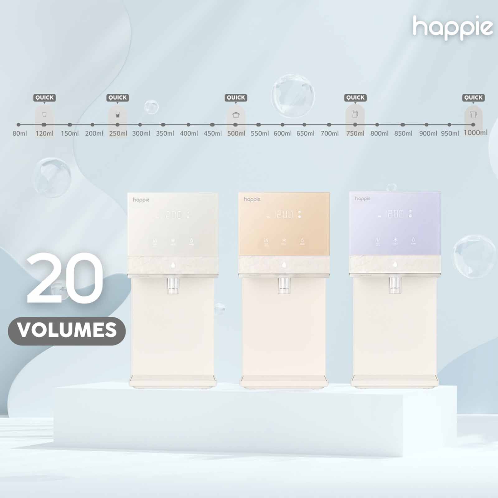 HAPPIE Dream Water Purifier- Oatmeal Beige DREAM - OATMEAL BEIGE - Image 3