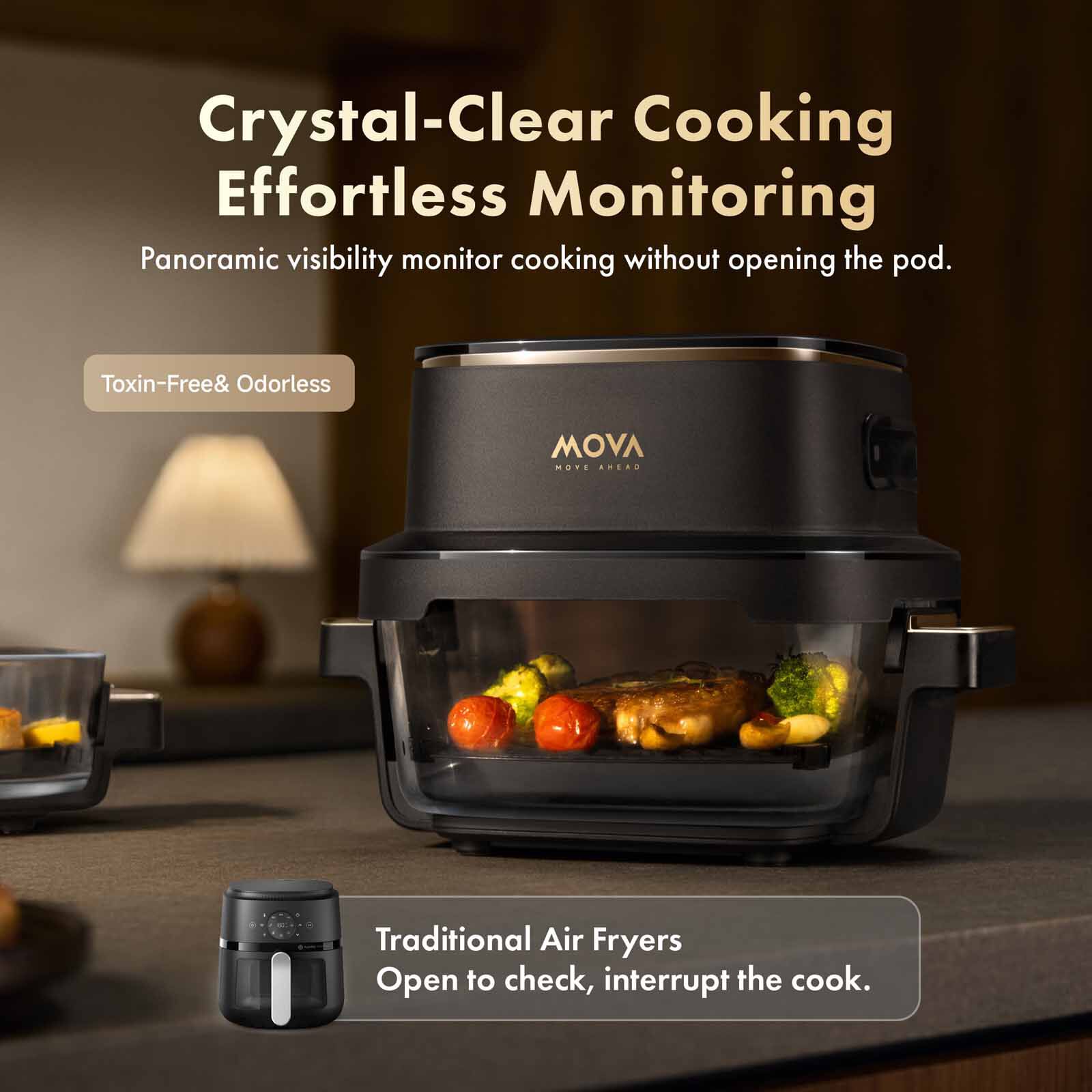 MOVA Aeroglass Air Fryer (4.0l) MV-AF20PROAF - Image 8