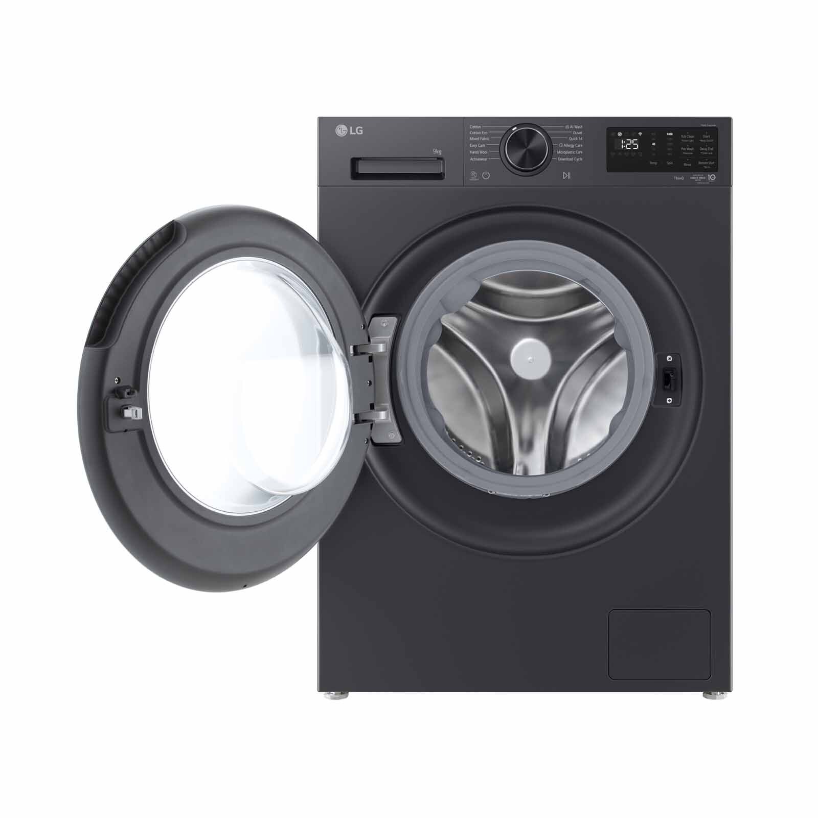 LG Front Load Washer - Essense Graphite (9kg) FX1409S5G - Image 4