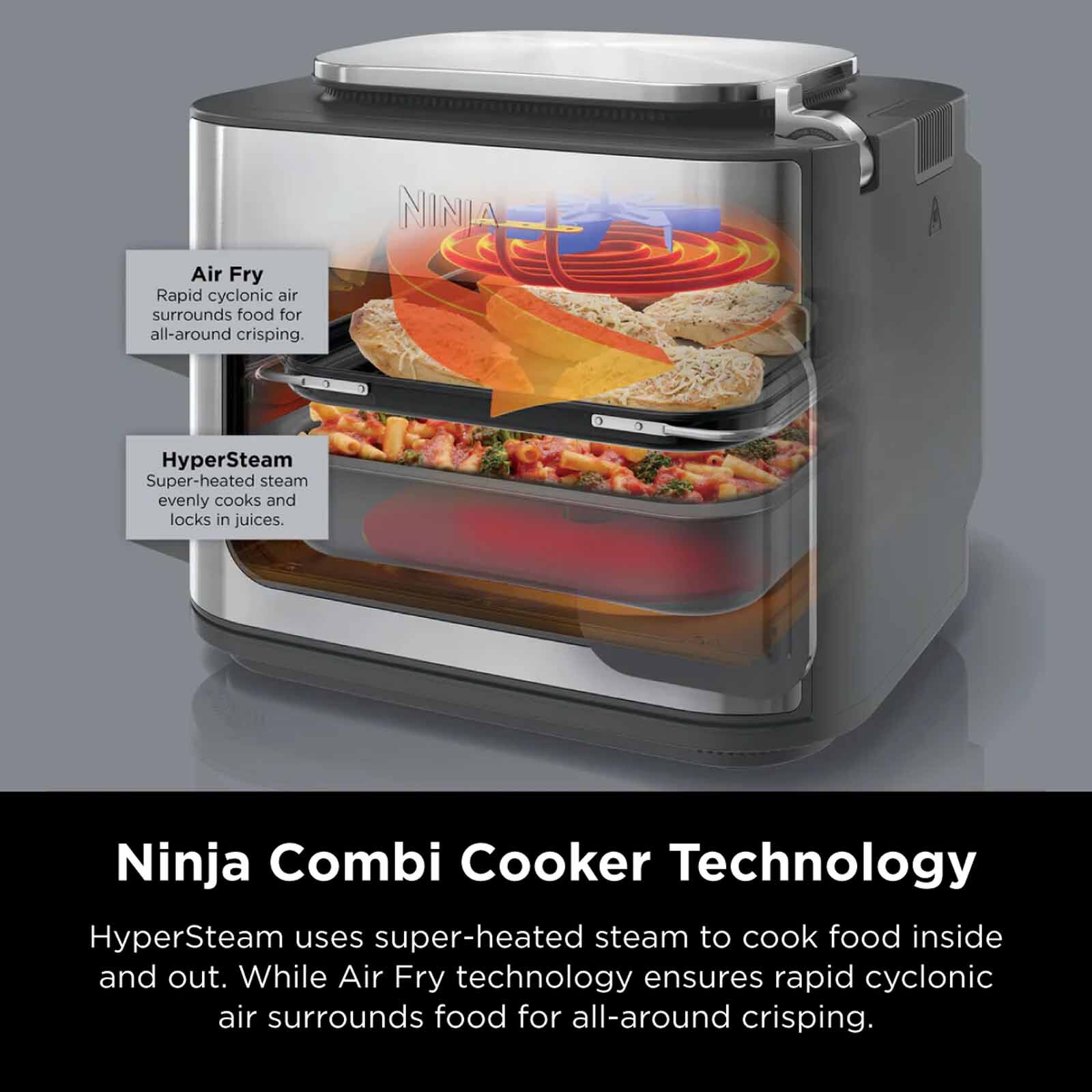 NINJA Combi 14-in-1 Multi-cooker, Oven & Air Fryer SFP701SM - Image 9