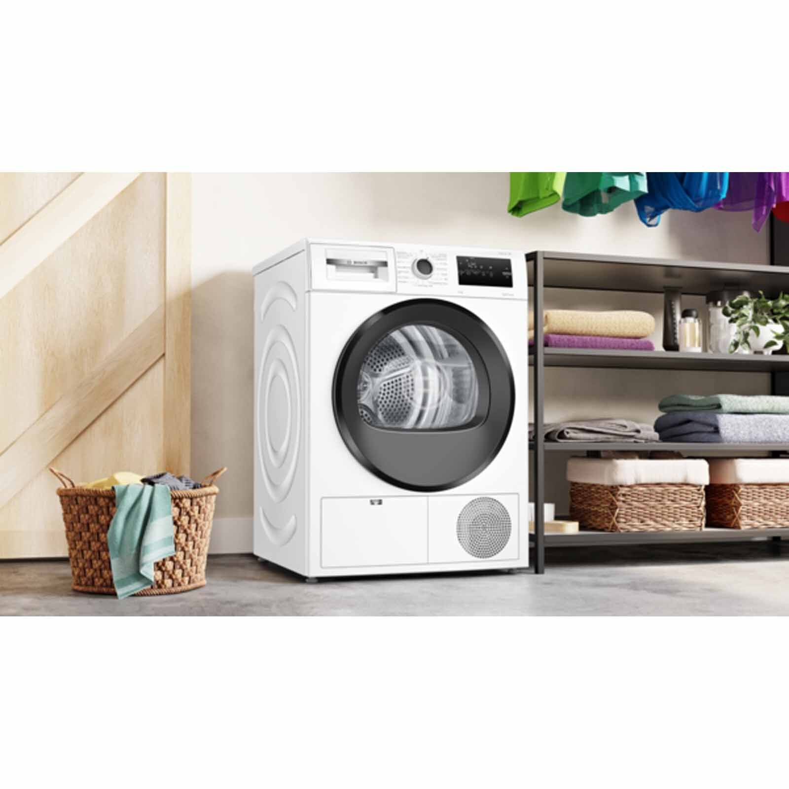 BOSCH Heat Pump Dryer - White (8kg) WTH85028SG - Image 12