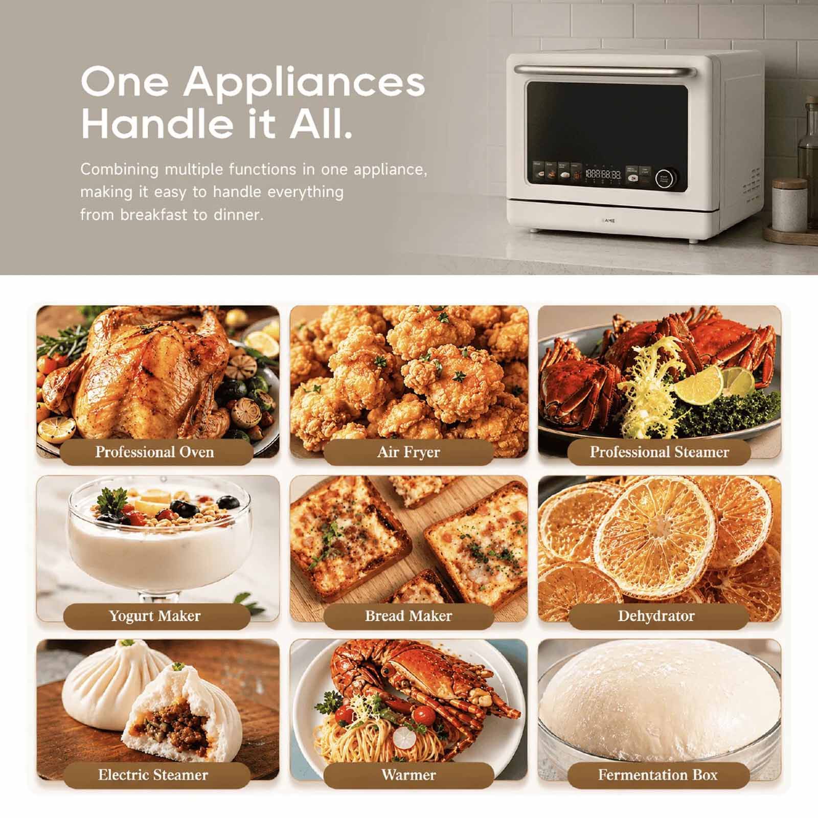DREAME Combi Microwave Steam Oven (25l) DM-TM701-GL - Image 3