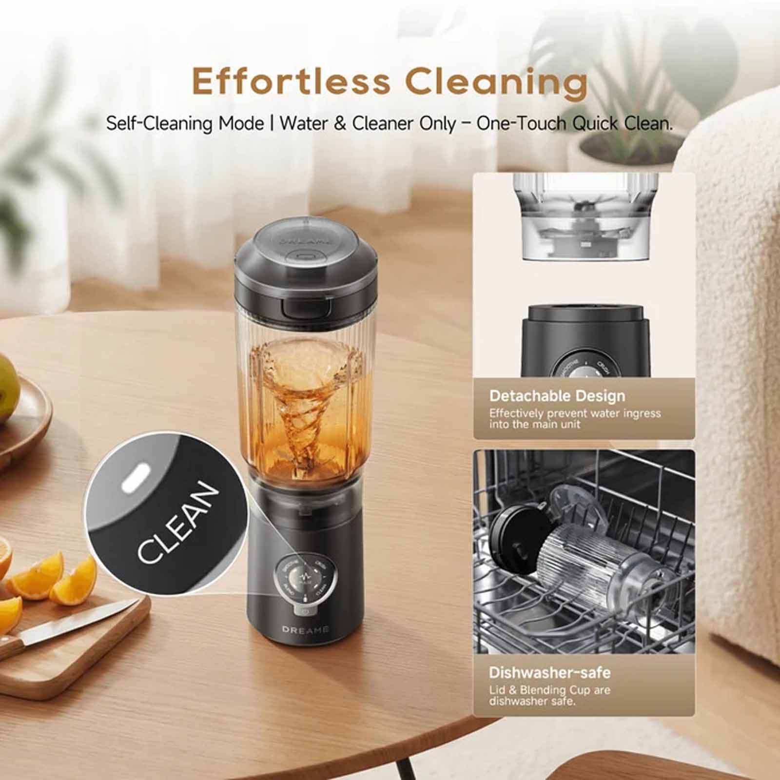DREAME Pb10 Portable Blender - Grey DM-PB10-GY - Image 5