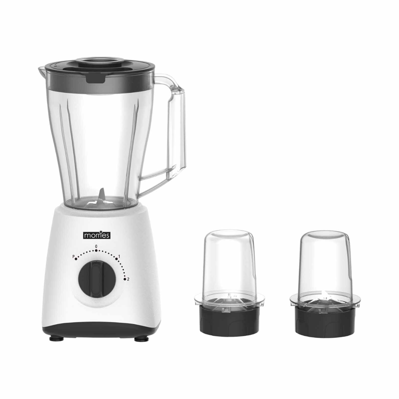 MORRIES 3 In 1 Glass Blender (1.5l) 600w MS9983BL