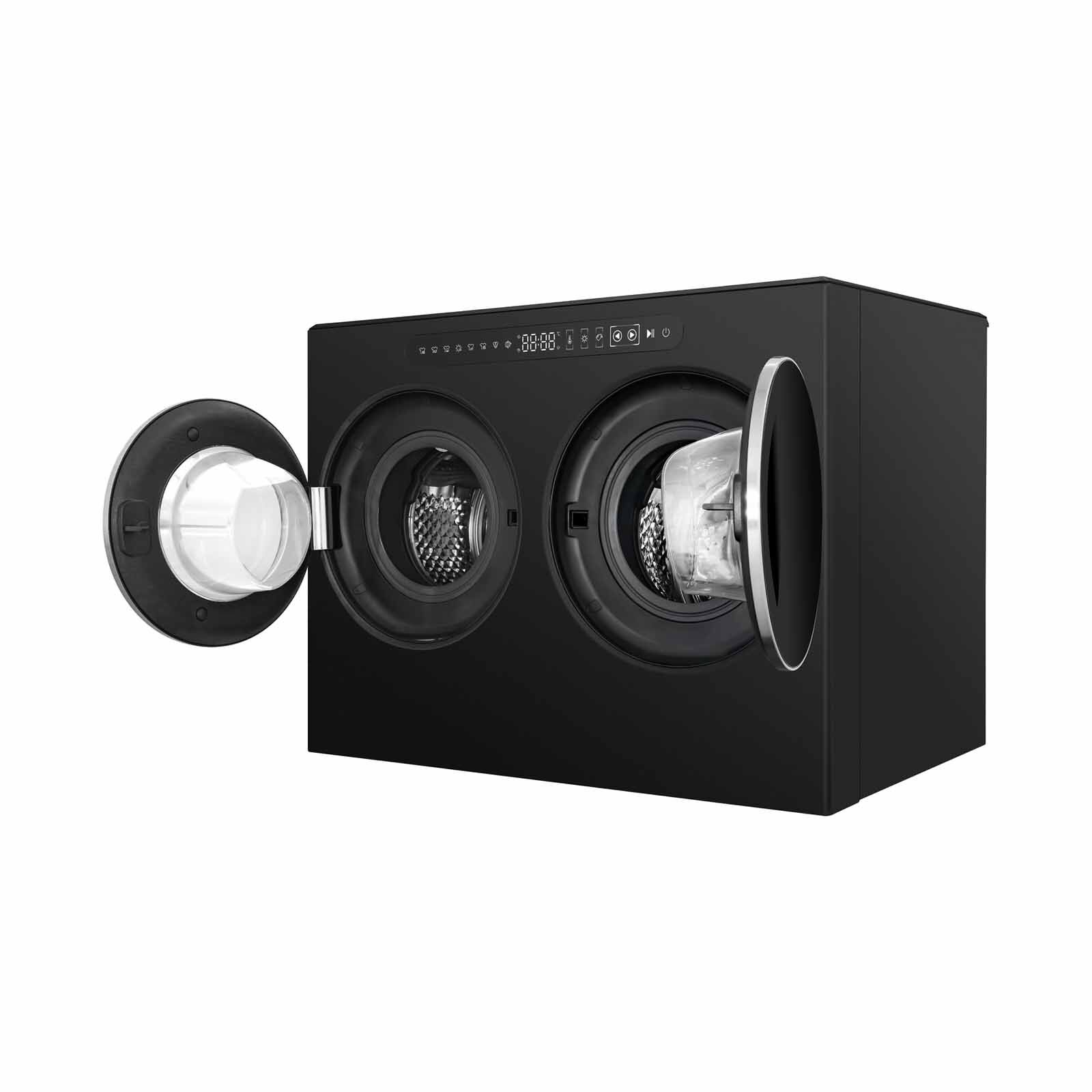 HISENSE X-zone Series Front Load Washer/dryer Combo - Black (1kg/0.5kg) WM020U305DBA - Image 4