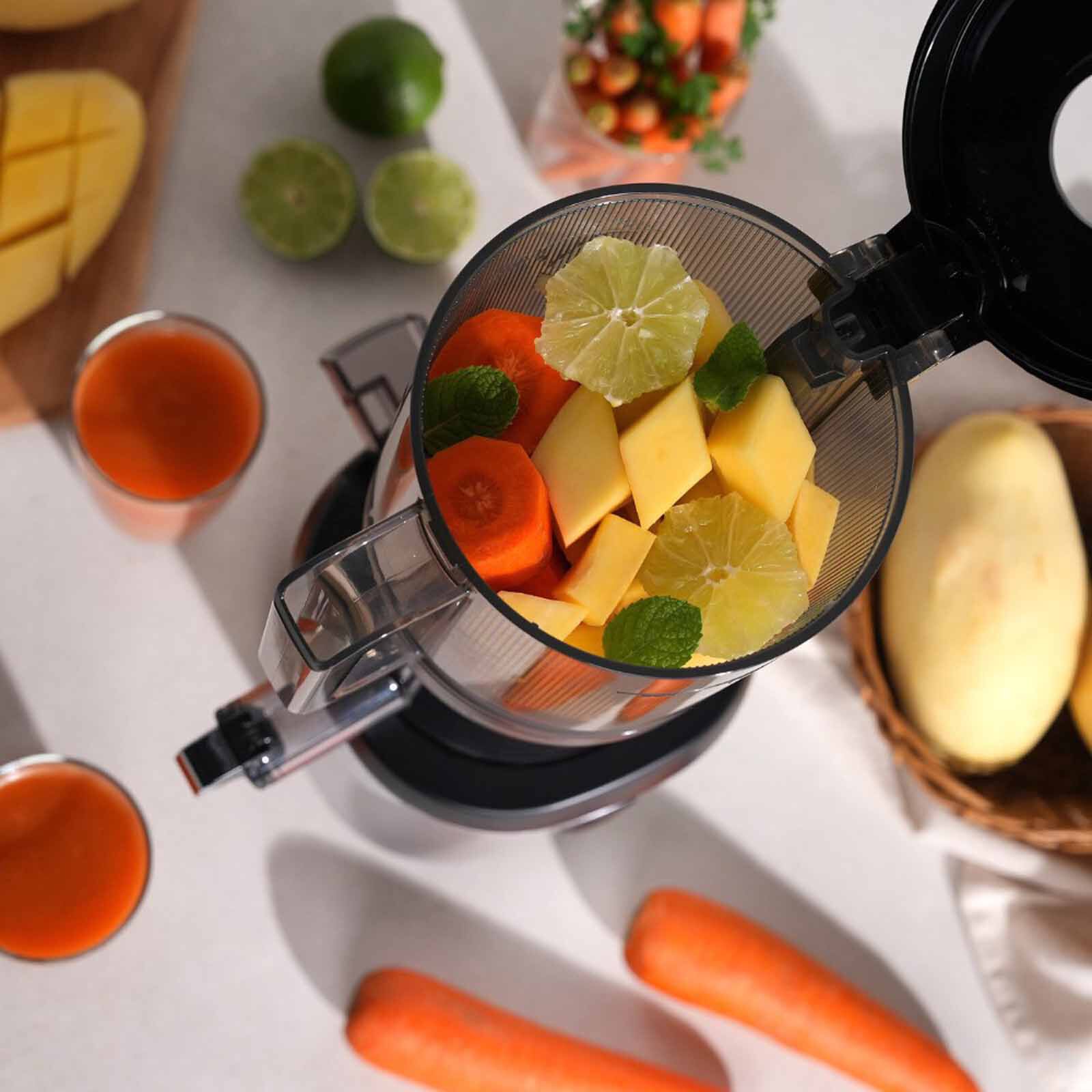 KUVINGS Slow Juicer - Matt Navy Blue AUTO 7 - MATT NAVY BLUE - Image 7
