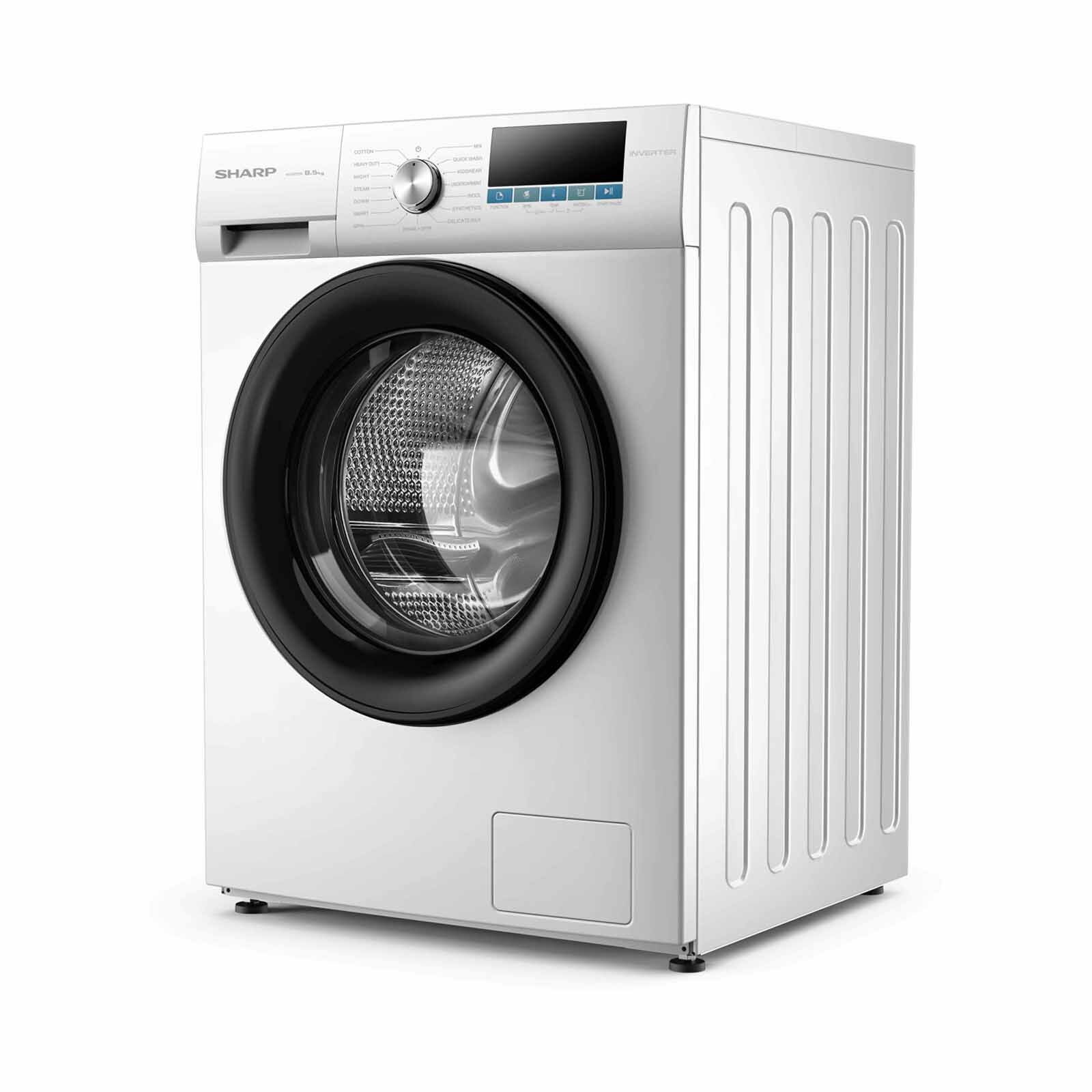 SHARP Front Load Washer (8.5kg) - White ES-FX8AS-W - Image 2